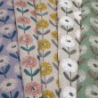 画像4: 綿麻キャンバス生地 ナチュラルマーチ フラワープリント 花柄